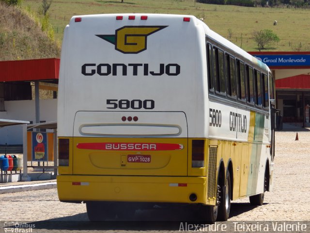 Empresa Gontijo de Transportes 5800 na cidade de João Monlevade, Minas Gerais, Brasil, por Alexandre  Teixeira Valente. Número da foto: #1423318.