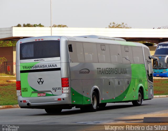 Transbrasiliana Transportes e Turismo 51235 na cidade de Brasília, Distrito Federal, Brasil, por Wagner Ribeiro da Silva. Número da foto: #1423619.