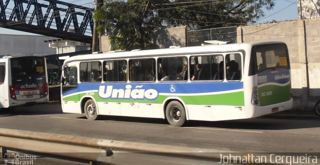 Viação União DC 1.029 na cidade de Duque de Caxias, Rio de Janeiro, Brasil, por Johnattan Cerqueira. Número da foto: #1424638.
