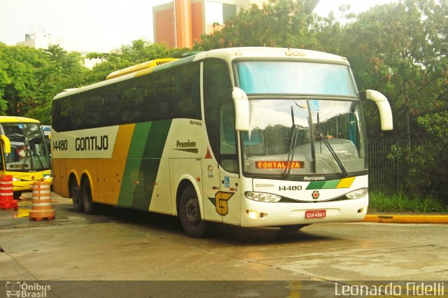 Empresa Gontijo de Transportes 14480 na cidade de São Paulo, São Paulo, Brasil, por Leonardo Fidelli. Número da foto: #1423408.