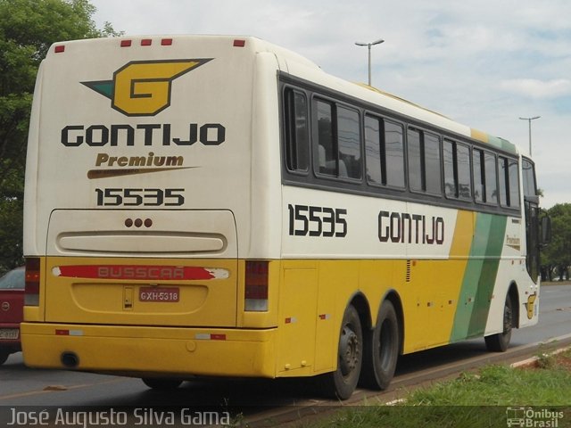 Empresa Gontijo de Transportes 15535 na cidade de Brasília, Distrito Federal, Brasil, por José Augusto da Silva Gama. ID da foto: 1426687.