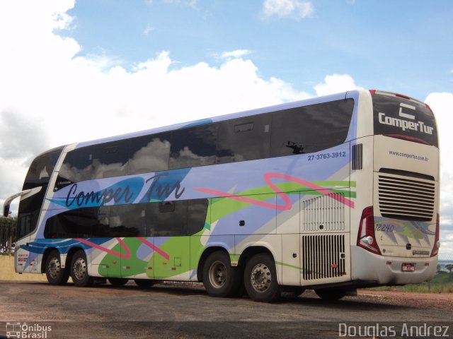 ComperTur Transportes Turísticos 12240 na cidade de Trindade, Goiás, Brasil, por Douglas Andrez. Número da foto: #1427034.