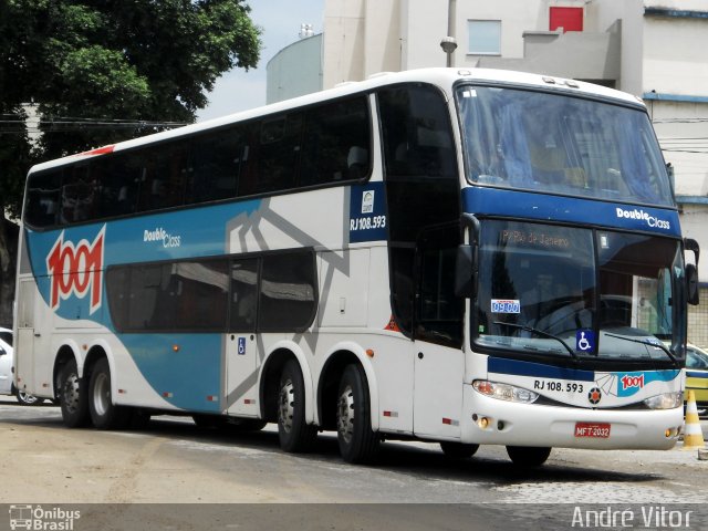 Auto Viação 1001 RJ 108.593 na cidade de Rio de Janeiro, Rio de Janeiro, Brasil, por André Vitor  Silva dos Santos. Número da foto: #1425041.