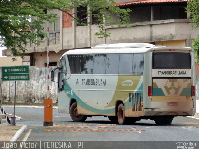 Transbrasiliana Transportes e Turismo 50503 na cidade de Teresina, Piauí, Brasil, por João Victor. ID da foto: 1426986.