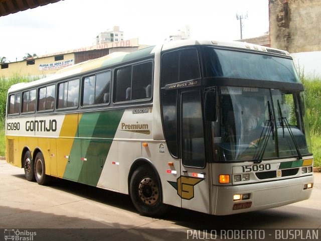 Empresa Gontijo de Transportes 15090 na cidade de Anápolis, Goiás, Brasil, por Paulo Roberto de Morais Amorim. ID da foto: 1426610.