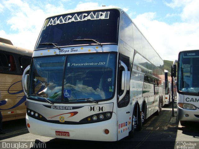 Auto Ônibus Macacari 9090 na cidade de Aparecida, São Paulo, Brasil, por Douglas Alvim. Número da foto: #1427741.