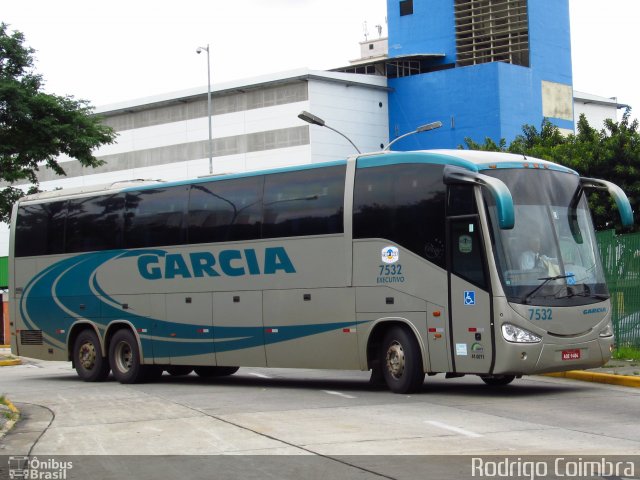 Viação Garcia 7532 na cidade de São Paulo, São Paulo, Brasil, por Rodrigo Coimbra. Número da foto: #1428069.