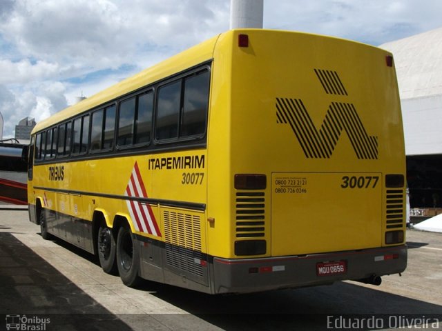 Viação Itapemirim 30077 na cidade de São Paulo, São Paulo, Brasil, por Eduardo Oliveira. ID da foto: 1427180.