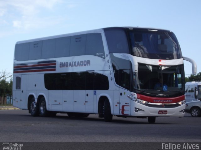 Expresso Embaixador 427 na cidade de Pelotas, Rio Grande do Sul, Brasil, por Felipe Alves. Número da foto: #1428942.