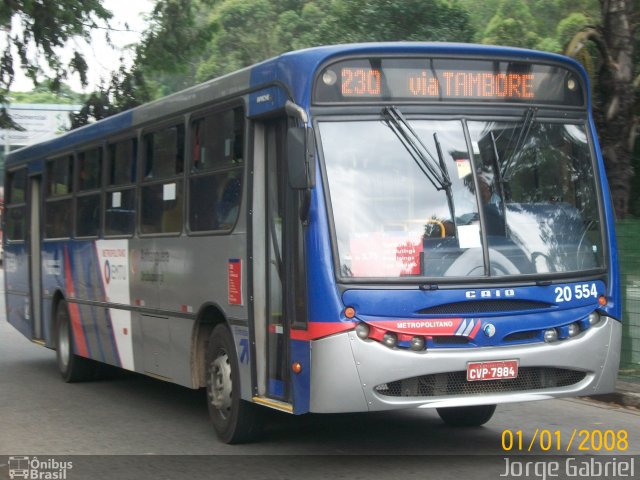 Auto Viação Urubupungá 20.554 na cidade de Osasco, São Paulo, Brasil, por Jorge  Gabriel. Número da foto: #1431378.