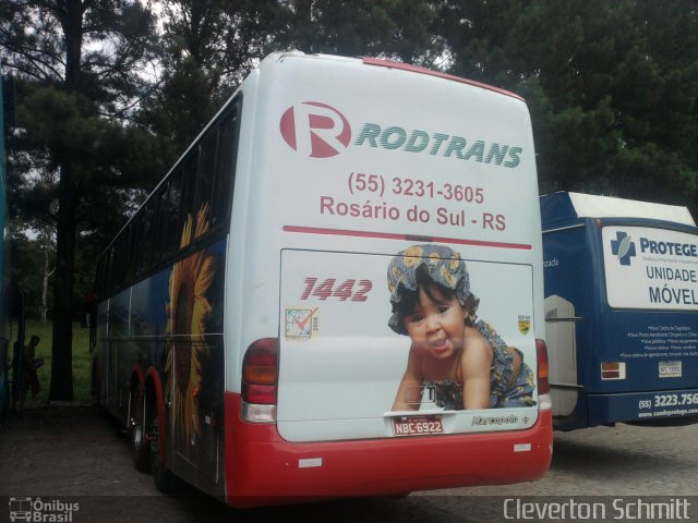 Rodtrans Transportes e Turismo 1442 na cidade de Santa Maria, Rio Grande do Sul, Brasil, por Cleverton Schmitt. Número da foto: #1431648.