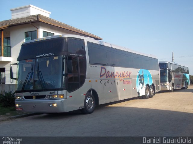 Dannycar Turismo 4007 na cidade de Florianópolis, Santa Catarina, Brasil, por Daniel Guardiola. Número da foto: #1430236.