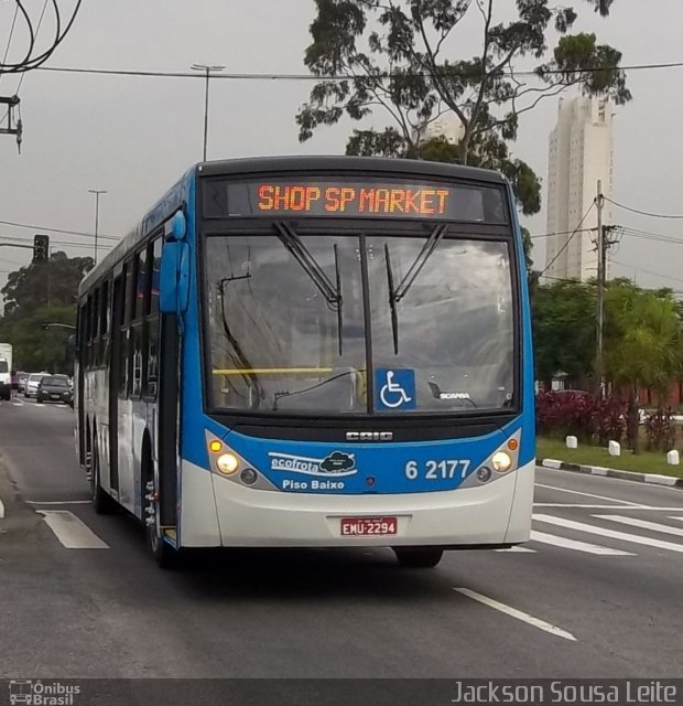 TUPI - Transportes Urbanos Piratininga 6 2177 na cidade de São Paulo, São Paulo, Brasil, por Jackson Sousa Leite. Número da foto: #1431174.