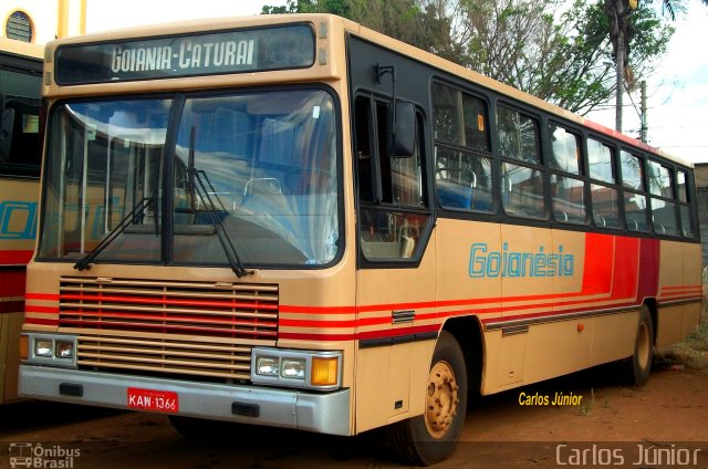 Auto Viação Goianésia 111003-4 na cidade de Goiânia, Goiás, Brasil, por Carlos Júnior. Número da foto: #1430465.