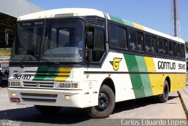 Empresa Gontijo de Transportes 3040 na cidade de Januária, Minas Gerais, Brasil, por Carlos Eduardo Lopes. ID da foto: 1429730.