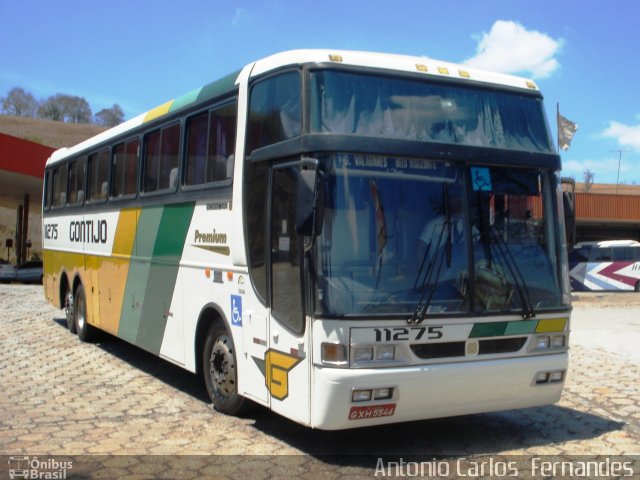 Empresa Gontijo de Transportes 11275 na cidade de João Monlevade, Minas Gerais, Brasil, por Antonio Carlos Fernandes. ID da foto: 1430303.