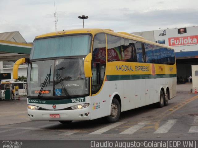Nacional Expresso 16317 na cidade de Goiânia, Goiás, Brasil, por Vicente Pinto Moreira. Número da foto: #1429469.