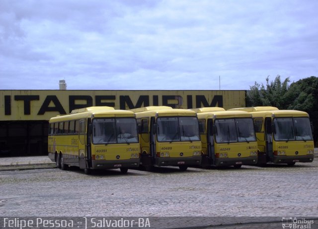 Viação Itapemirim 40351 na cidade de Salvador, Bahia, Brasil, por Felipe Pessoa de Albuquerque. ID da foto: 1429938.