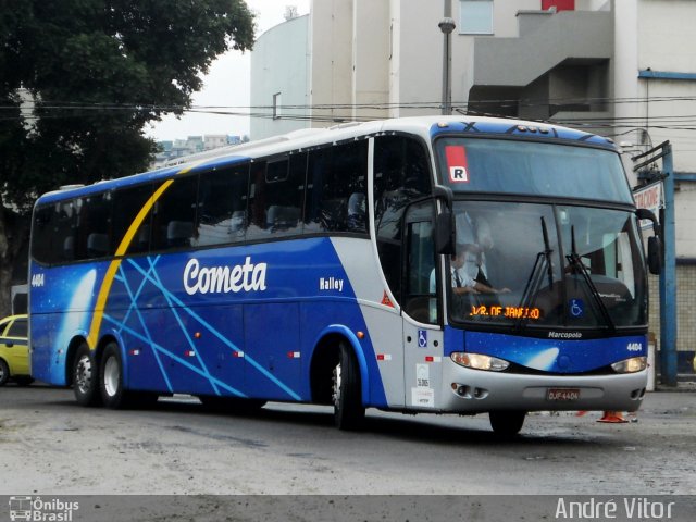 Viação Cometa 4404 na cidade de Rio de Janeiro, Rio de Janeiro, Brasil, por André Vitor  Silva dos Santos. ID da foto: 1431776.