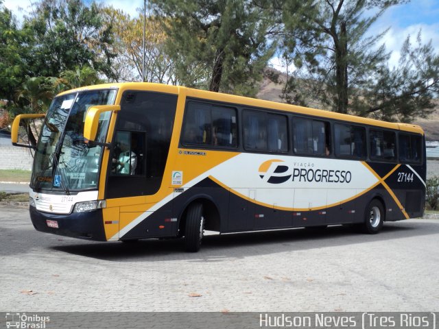 Viação Progresso 27144 na cidade de Três Rios, Rio de Janeiro, Brasil, por Hudson Neves. Número da foto: #1433115.