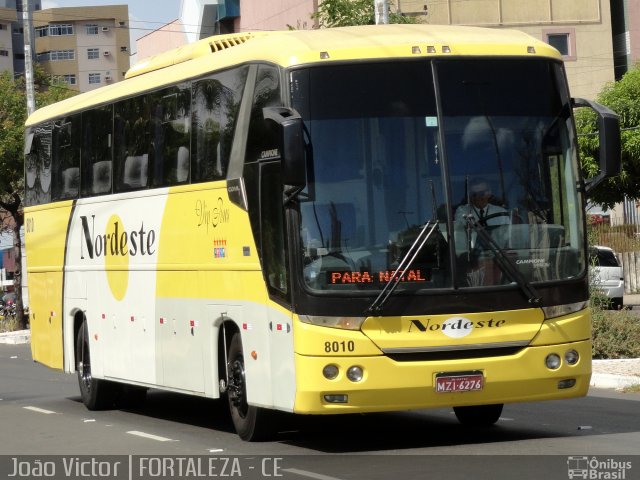 Viação Nordeste 8010 na cidade de Fortaleza, Ceará, Brasil, por João Victor. ID da foto: 1432143.