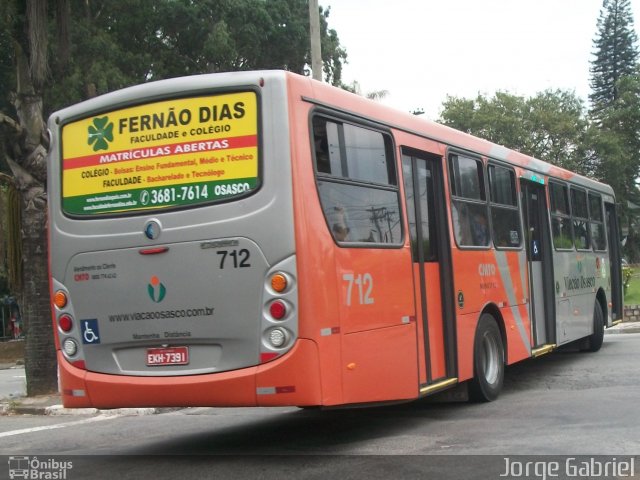 Viação Osasco 712 na cidade de Osasco, São Paulo, Brasil, por Jorge  Gabriel. Número da foto: #1432723.