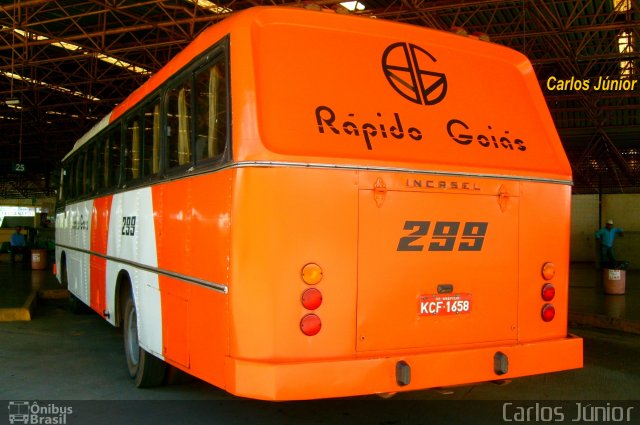 Rápido Goiás 299 na cidade de Anápolis, Goiás, Brasil, por Carlos Júnior. Número da foto: #1433494.