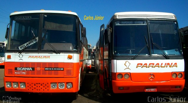 Viação Paraúna 660 na cidade de Goiânia, Goiás, Brasil, por Carlos Júnior. Número da foto: #1433593.