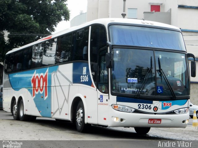 Auto Viação 1001 2306 na cidade de Rio de Janeiro, Rio de Janeiro, Brasil, por André Vitor  Silva dos Santos. Número da foto: #1431741.
