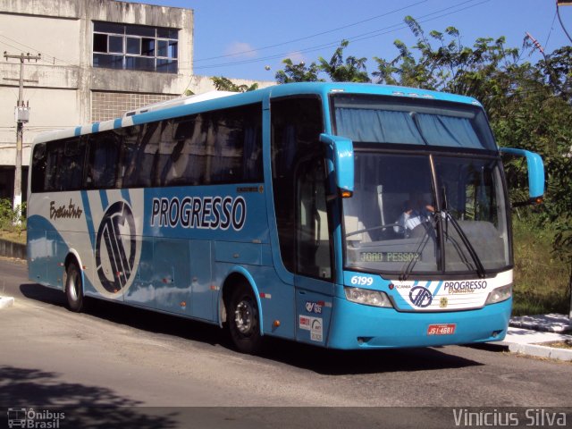 Auto Viação Progresso 6199 na cidade de Recife, Pernambuco, Brasil, por Vinicius Silva. Número da foto: #1434487.