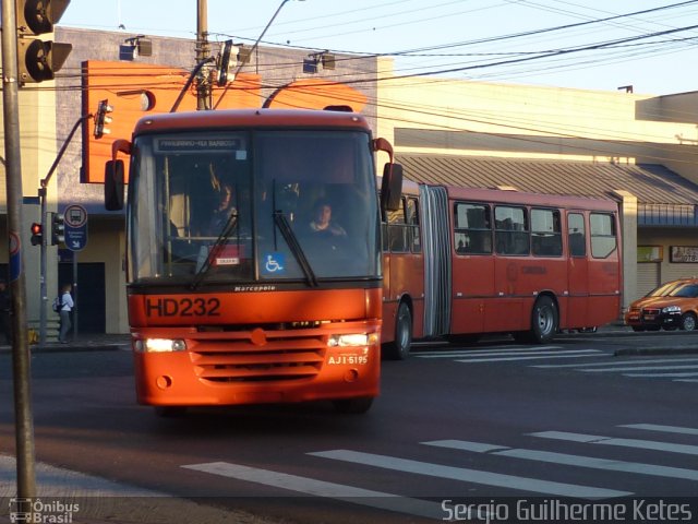 Auto Viação Redentor HD232 na cidade de Curitiba, Paraná, Brasil, por Sergio Guilherme Ketes. ID da foto: 1436024.