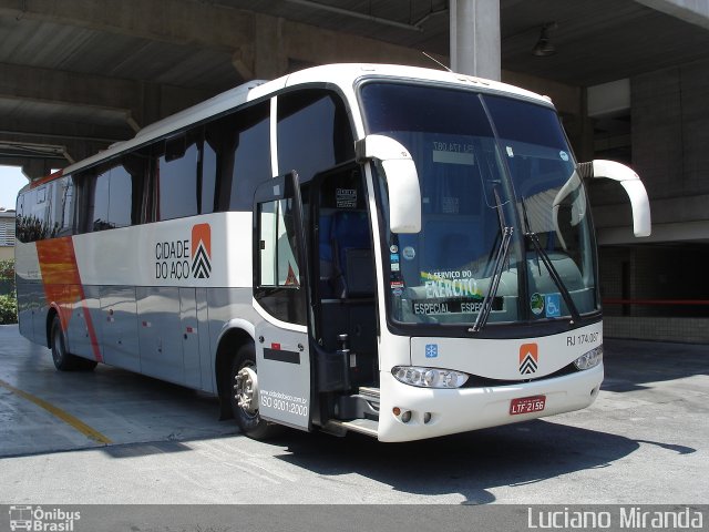 Viação Cidade do Aço RJ 174.087 na cidade de São Paulo, São Paulo, Brasil, por Luciano Miranda. Número da foto: #1435958.