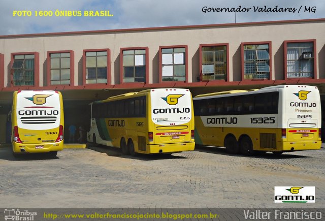Empresa Gontijo de Transportes 15195 na cidade de Governador Valadares, Minas Gerais, Brasil, por Valter Francisco. Número da foto: #1434290.