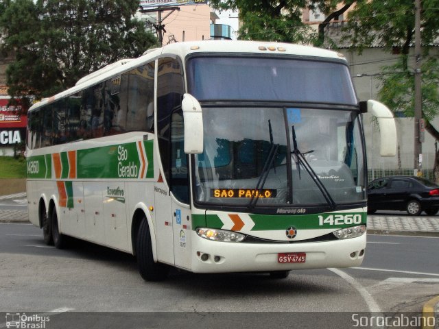 Cia. São Geraldo de Viação 14260 na cidade de Sorocaba, São Paulo, Brasil, por Elias  Junior. Número da foto: #1435089.