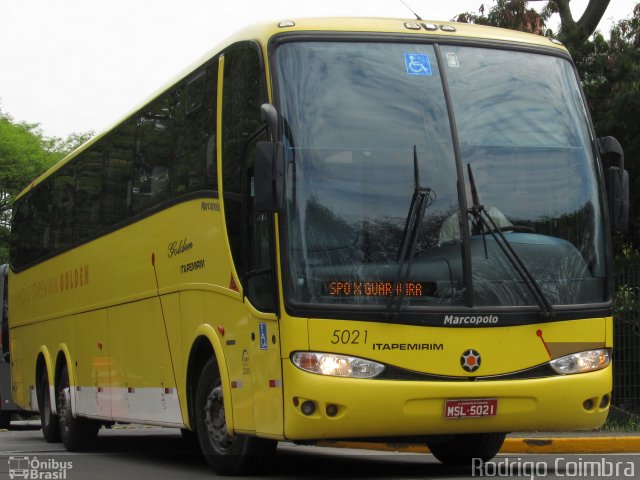 Viação Itapemirim 5021 na cidade de São Paulo, São Paulo, Brasil, por Rodrigo Coimbra. Número da foto: #1437841.