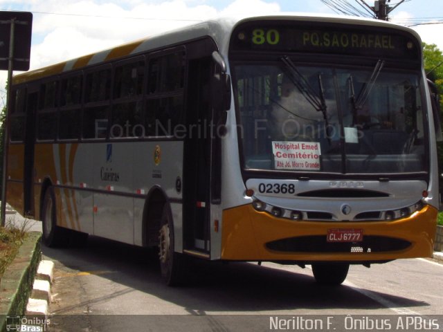 Viação Cidade de Caieiras 02368 na cidade de Caieiras, São Paulo, Brasil, por Nerilton F.  ônibus. Número da foto: #1437931.