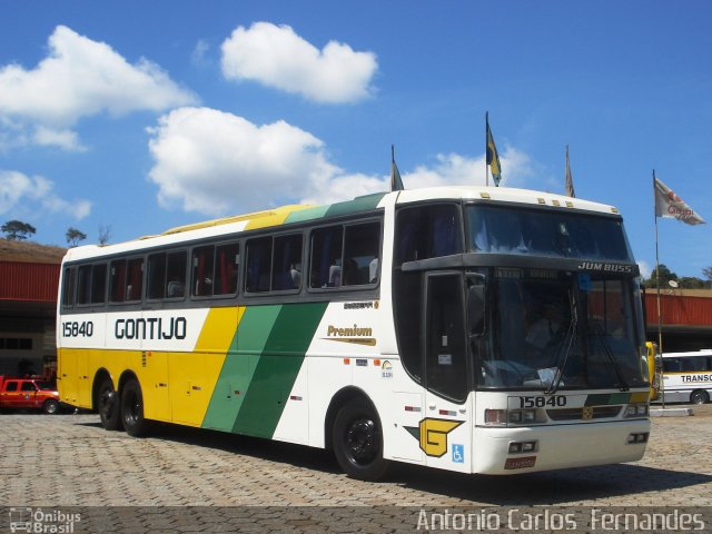 Empresa Gontijo de Transportes 15840 na cidade de João Monlevade, Minas Gerais, Brasil, por Antonio Carlos Fernandes. ID da foto: 1436553.