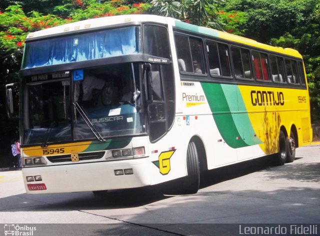 Empresa Gontijo de Transportes 15945 na cidade de São Paulo, São Paulo, Brasil, por Leonardo Fidelli. ID da foto: 1436282.