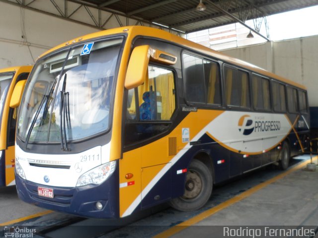 Viação Progresso 29111 na cidade de Além Paraíba, Minas Gerais, Brasil, por Rodrigo Fernades. Número da foto: #1439374.