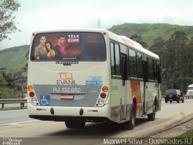 Evanil Transportes e Turismo RJ 132.052 na cidade de Queimados, Rio de Janeiro, Brasil, por Maxwel Silva. Número da foto: #1438873.