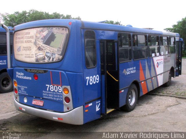 Viação Piracicabana 7809 na cidade de Cubatão, São Paulo, Brasil, por Adam Xavier Rodrigues Lima. Número da foto: #1438264.