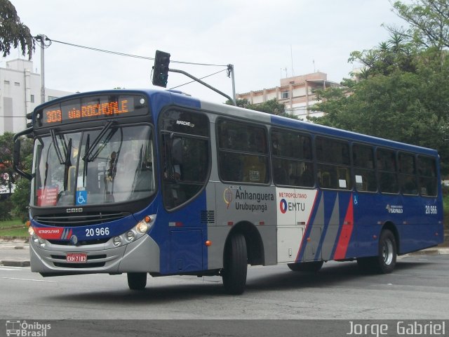 Auto Viação Urubupungá 20.966 na cidade de Osasco, São Paulo, Brasil, por Jorge  Gabriel. ID da foto: 1438842.