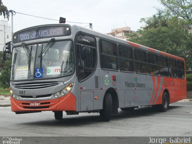 Viação Osasco 687 na cidade de Osasco, São Paulo, Brasil, por Jorge  Gabriel. Número da foto: #1438839.