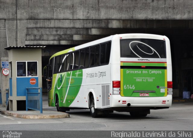 Expresso Princesa dos Campos 6146 na cidade de Curitiba, Paraná, Brasil, por Reginaldo Levinski da Silva. ID da foto: 1439967.