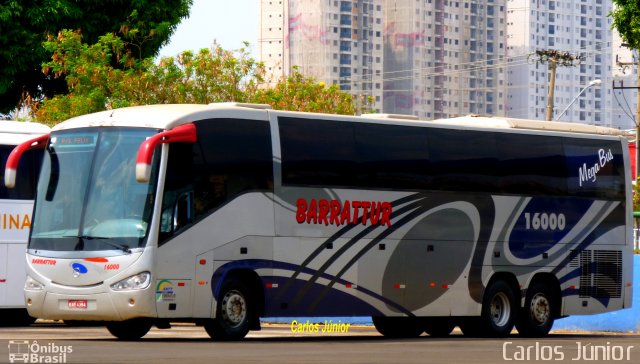Barrattur - Transportes e Turismo 16000 na cidade de Goiânia, Goiás, Brasil, por Carlos Júnior. Número da foto: #1382783.