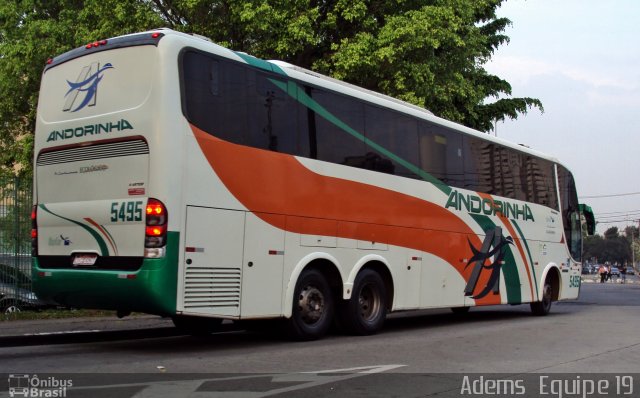 Empresa de Transportes Andorinha 5495 na cidade de São Paulo, São Paulo, Brasil, por Adems  Equipe 19. Número da foto: #1382655.