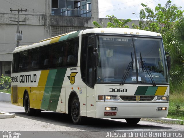 Empresa Gontijo de Transportes 3860 na cidade de Recife, Pernambuco, Brasil, por Alessandro de Bem Barros. ID da foto: 1383714.