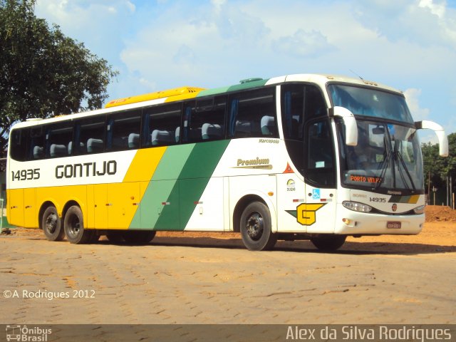 Empresa Gontijo de Transportes 14935 na cidade de Porto Velho, Rondônia, Brasil, por Alex da Silva Rodrigues. Número da foto: #1383741.