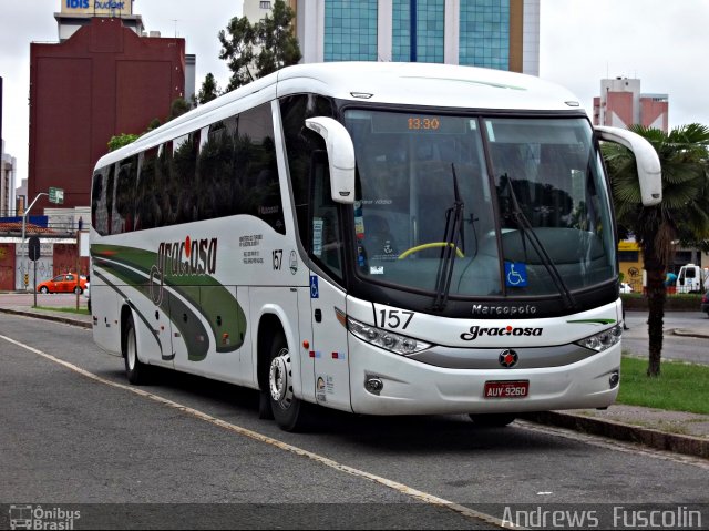 Viação Graciosa 157 na cidade de Curitiba, Paraná, Brasil, por Andrews  Fuscolin. Número da foto: #1383071.