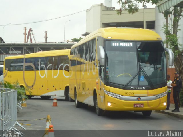 Brisa Ônibus 9109 na cidade de Rio de Janeiro, Rio de Janeiro, Brasil, por Lucas Alvim. ID da foto: 1382018.